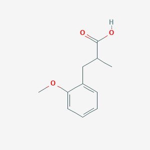 B1295592 3-(2-Methoxyphenyl)-2-methylpropanoic acid CAS No. 52427-12-0