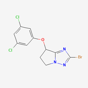 2-Bromo-7-(3,5-dichlorophenoxy)-6,7-dihydro-5H-pyrrolo[1,2-b][1,2,4]triazole