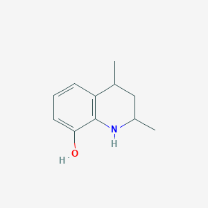 molecular formula C11H15NO B12955940 2,4-Dimethyl-1,2,3,4-tetrahydroquinolin-8-ol 