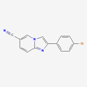 2-(4-Bromophenyl)imidazo[1,2-a]pyridine-6-carbonitrile