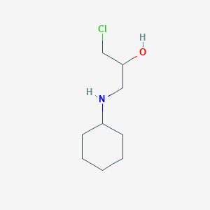 B1295598 1-Chloro-3-(cyclohexylamino)propan-2-ol CAS No. 61272-39-7