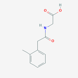 B1295602 2-[[2-(2-methylphenyl)acetyl]amino]acetic Acid CAS No. 81065-86-3