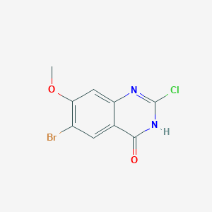 6-Bromo-2-chloro-7-methoxyquinazolin-4(3H)-one