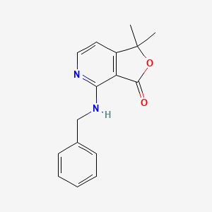 4-(Benzylamino)-1,1-dimethylfuro[3,4-c]pyridin-3(1H)-one