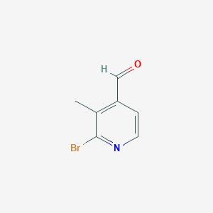 molecular formula C7H6BrNO B12956069 2-Bromo-3-methylisonicotinaldehyde 