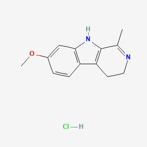 molecular formula C13H15ClN2O B1295608 Harmaline hydrochloride CAS No. 363-11-1