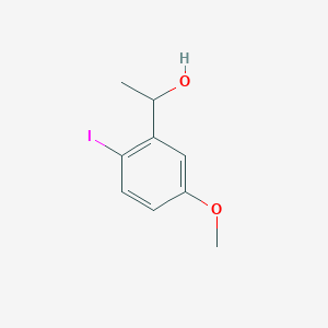 1-(2-Iodo-5-methoxyphenyl)ethan-1-ol