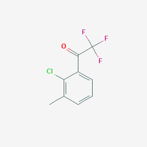 1-(2-Chloro-3-methylphenyl)-2,2,2-trifluoroethan-1-one