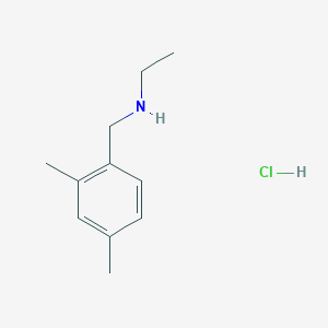 molecular formula C11H18ClN B12956113 N-(2,4-dimethylbenzyl)ethanamine hydrochloride 