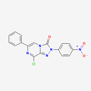 8-chloro-2-(4-nitrophenyl)-6-phenyl-[1,2,4]triazolo[4,3-a]pyrazin-3(2H)-one