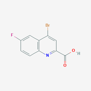 4-Bromo-6-fluoroquinoline-2-carboxylic acid