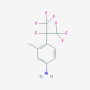 3-Methyl-4-(perfluoropropan-2-yl)aniline