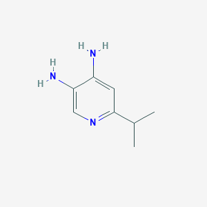 molecular formula C8H13N3 B12956174 6-Isopropylpyridine-3,4-diamine 