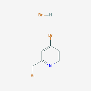 molecular formula C6H6Br3N B12956180 4-Bromo-2-(bromomethyl)pyridine hydrobromide 