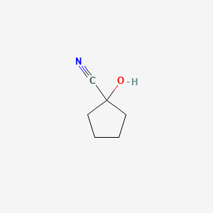 molecular formula C6H9NO B1295621 1-羟基环戊烷甲腈 CAS No. 5117-85-1