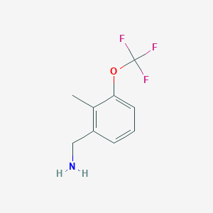 (2-Methyl-3-(trifluoromethoxy)phenyl)methanamine