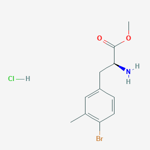 Methyl (S)-2-amino-3-(4-bromo-3-methylphenyl)propanoate hydrochloride