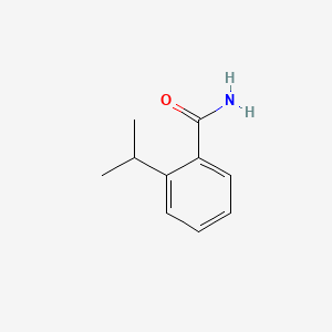 molecular formula C10H13NO B12956231 Benzamide, 2-(1-methylethyl)- CAS No. 56177-33-4