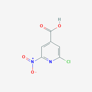 molecular formula C6H3ClN2O4 B12956394 2-Chloro-6-nitroisonicotinic acid 