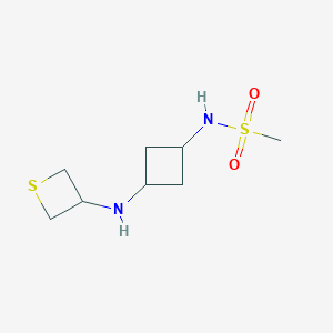 N-(3-(Thietan-3-ylamino)cyclobutyl)methanesulfonamide