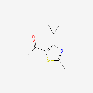 1-(4-Cyclopropyl-2-methylthiazol-5-yl)ethanone