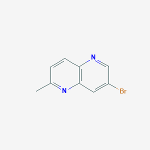 molecular formula C9H7BrN2 B12956416 7-Bromo-2-methyl-1,5-naphthyridine 