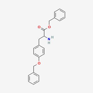 molecular formula C23H23NO3 B12956421 Benzyl 2-amino-3-(4-(benzyloxy)phenyl)propanoate 