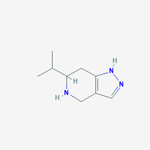 molecular formula C9H15N3 B12956439 6-Isopropyl-4,5,6,7-tetrahydro-2H-pyrazolo[4,3-c]pyridine 