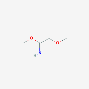 molecular formula C4H9NO2 B12956467 Methyl 2-methoxyacetimidate 