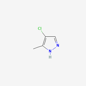 molecular formula C4H5ClN2 B1295647 4-chloro-3-methyl-1H-pyrazole CAS No. 15878-08-7