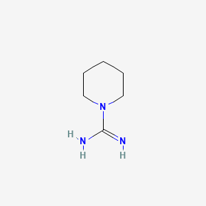 molecular formula C6H13N3 B1295648 Piperidine-1-carboximidamide CAS No. 4705-39-9