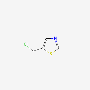 molecular formula C4H4ClNS B1295649 5-(Chloromethyl)thiazole CAS No. 45438-77-5