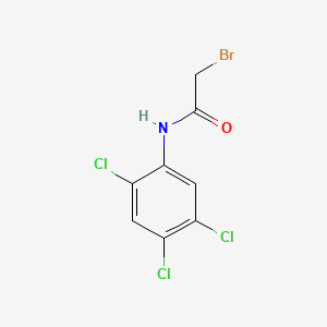 molecular formula C8H5BrCl3NO B1295652 2-Bromo-n-(2,4,5-trichlorophenyl)acetamide CAS No. 19889-61-3