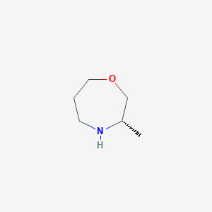 molecular formula C6H13NO B12956555 (S)-3-Methyl-1,4-oxazepane 