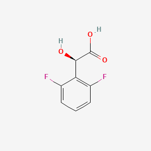 molecular formula C8H6F2O3 B12956578 (R)-2-(2,6-Difluorophenyl)-2-hydroxyacetic acid 