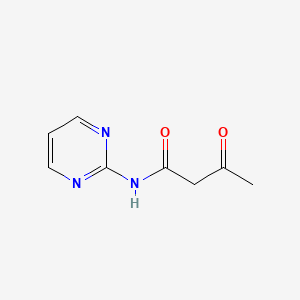 molecular formula C8H9N3O2 B1295659 3-Oxo-N-(2-pyrimidinyl)butanamide CAS No. 709-91-1