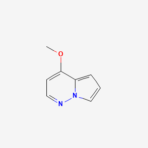 molecular formula C8H8N2O B12956591 4-Methoxypyrrolo[1,2-b]pyridazine 