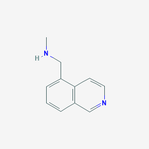 molecular formula C11H12N2 B129566 1-(异喹啉-5-基)-N-甲基甲胺 CAS No. 157610-84-9