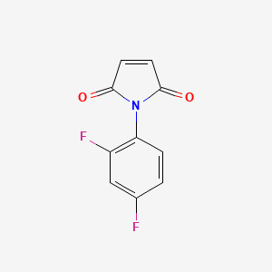 molecular formula C10H5F2NO2 B1295660 1-(2,4-Difluorophenyl)-1H-pyrrole-2,5-dione CAS No. 6954-65-0