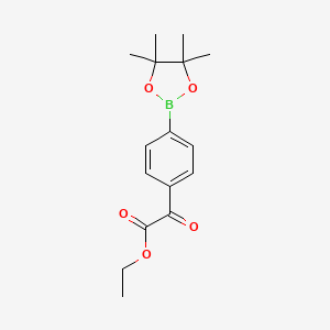 Ethyl 2-oxo-2-(4-(4,4,5,5-tetramethyl-1,3,2-dioxaborolan-2-yl)phenyl)acetate