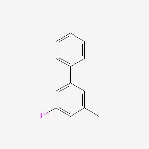 molecular formula C13H11I B12956640 3-Iodo-5-methyl-1,1'-biphenyl 