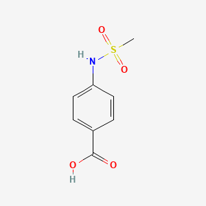 molecular formula C8H9NO4S B1295666 4-(Methylsulfonamido)benzoic acid CAS No. 7151-76-0