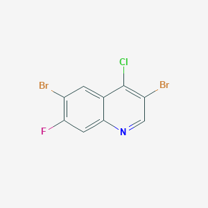 3,6-Dibromo-4-chloro-7-fluoroquinoline