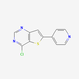 4-Chloro-6-(pyridin-4-yl)thieno[3,2-d]pyrimidine