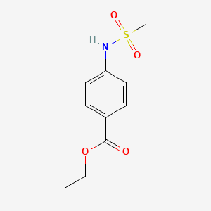 molecular formula C10H13NO4S B1295667 Ethyl 4-[(methylsulfonyl)amino]benzoate CAS No. 7151-77-1