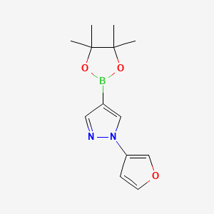 1-(Furan-3-yl)-4-(4,4,5,5-tetramethyl-1,3,2-dioxaborolan-2-yl)-1H-pyrazole