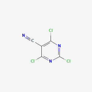 molecular formula C5Cl3N3 B1295669 2,4,6-Trichloro-5-cyanopyrimidine CAS No. 3029-64-9