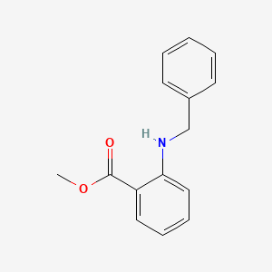 molecular formula C15H15NO2 B1295671 2-(苄胺基)苯甲酸甲酯 CAS No. 55369-69-2