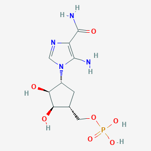 ((1R,2R,3S,4R)-4-(5-Amino-4-carbamoyl-1H-imidazol-1-yl)-2,3-dihydroxycyclopentyl)methyl dihydrogen phosphate