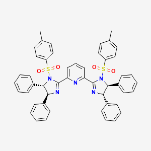 2,6-Bis((4S,5S)-4,5-diphenyl-1-tosyl-4,5-dihydro-1H-imidazol-2-yl)pyridine